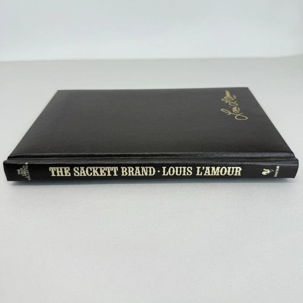 The Sackett Brand Louis LAmour Collection Vintage Leatherette Bantam Hardcover
